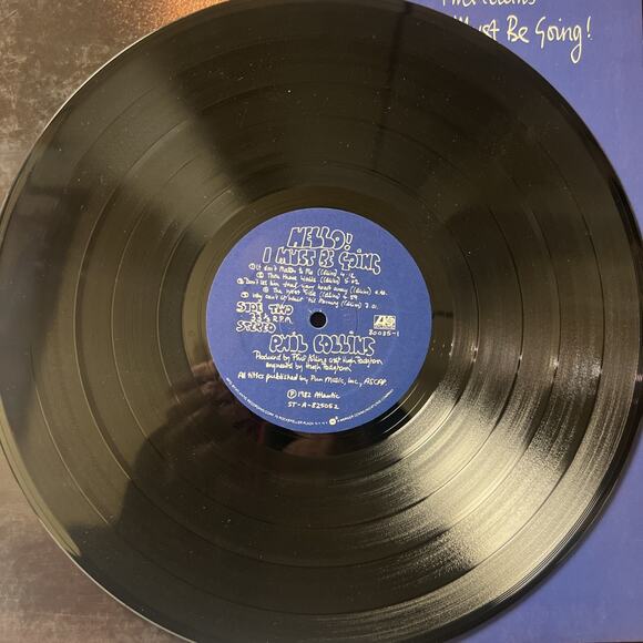 Hello, I Must Be Going! PHIL COLLINS 1982 ULTRASONIC CLN 80035-1 Vinyl GF LP EX+ - Picture 10 of 10